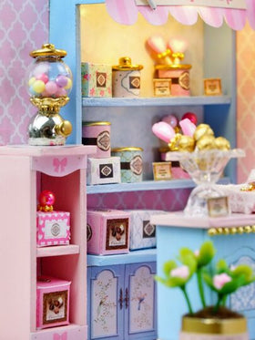 1 مجموعة مجسم متجر مصغر DIY عتادة المنزل، هدية شتوية ديكور الغرفة