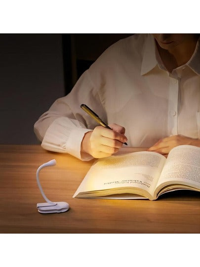 ضوء كتاب صغير , 3 ألوان ضوء القراءة , قابلة للشحن مشبك مصباح LED للسرير , محمول & قابل للتعديل , ميني مصباح مكتبي مع سطوع قابل للتعديل , قارئ لمبة ليلي , إشارة مرجعية مصباح