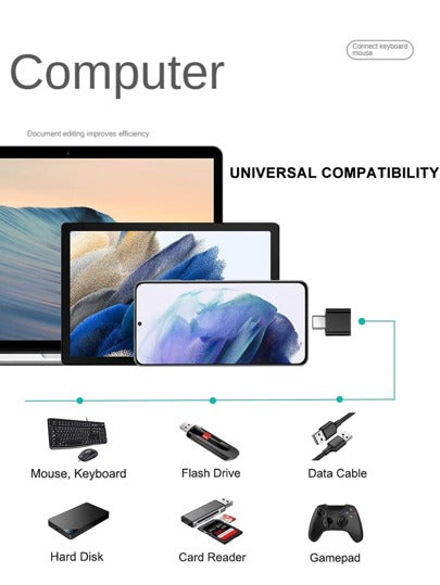 محول USB C إلى USB، محول ذكر USB C إلى أنثى USB2.0 متوافق مع iMac 2021 و iPad Pro 2021 و Pro 2020 و Air 2020 و XPS وأجهزة USB C أو Thunderbolt 3 الأخرى ، رمادي فضي. محول Thunderbolt 3 إلى USB 2.0 OTG متوافق مع MacBook Pro و Chromebook و Pixelbook و Micros