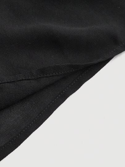 SHEIN MOD تنورة ذات حافة منبوذة وتنجيد راقي، ملابس رمضان