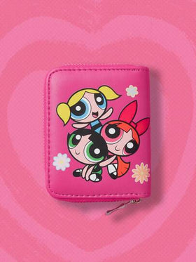 The Powerpuff Girls | ROMWE محفظة صغيرة ميني كاجوال تصميم رسوم كارتون & نمط زهري بسستة حول الى اليومي