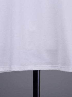 SHEIN تي شيرت تريكو ذو تصميم خط جوثيك كبير الحجم للفتى المراهق