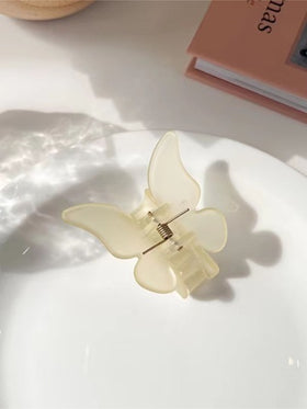 6 قطع/مجموعة مشابك شعر بلاستيكية مطفية بتصميم فراشة صغيرة، لاكسسوارات الشعر للنساء للاستخدام في المدرسة والجامعة والخريف والشتاء، وللإطلالات الصيفية والشاطئية
