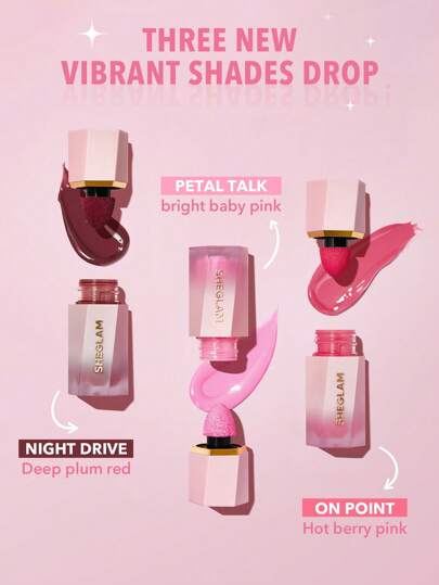 SHEGLAM أحمر خدود سائل Color Bloom-أحمر خدود سائل مقاوم للماء يدوم طويلاً، صبغة عالية لا يتلاشى، توهج طبيعي يدوم طويلاً، مكياج خفيف الوزن للوجه، أحمر خدود Christmas Pink عيد الأب التخرج عيد الميلاد العطلة الربيع الصيف Y2K فاخر أزياء مكياج مستحضرات...