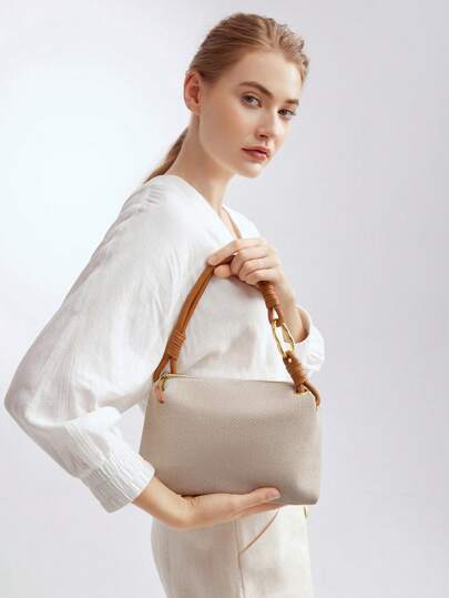 MOTF PREMIUM حقيبة كتف نسائية مناسبة للارتداء اليومي، أنيقة وفخمة