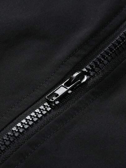 Manfinity Homme جاكيت لغير التيشيرت للرجال بألوان متناقضة، جاكيت خفيفة بأكمام طويلة وألوان متناقضة للخروج، هدايا للأصدقاء والأزواج والحبيب