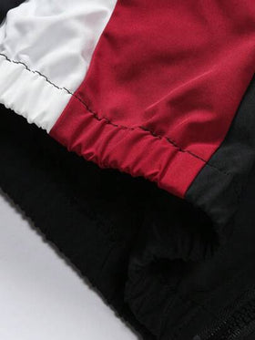 Aesthetic Post جاكيت رجالي ملون للخروج بدون تي شيرت، جاكيت خفيف مقاوم للرياح بألوان متباينة للاستخدام الخارجي، هدية للأصدقاء والزوج والحبيب، للخريف