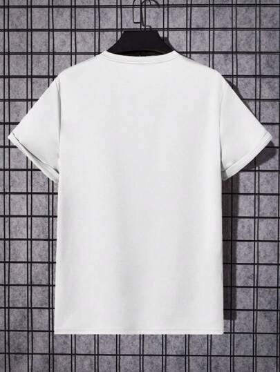 ملابس رجالي Manfinity ModaGents تي شيرت نمط عبارة للرجال