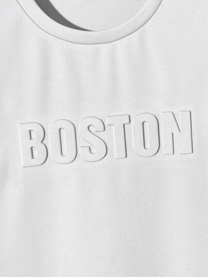 ملابس رجالي Manfinity ModaGents تي شيرت نمط عبارة للرجال