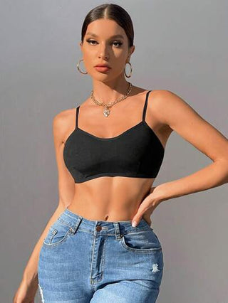 Shein Underwear&Sleepwear Basics طقم حمالة صدر سادة - 3 قطع