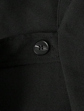 Manfinity VCAY جاكيت موحدة اللون زر احادي للرجال