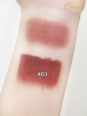 COLORROSE أحمر شفاه بلمعة مطفأة، أحمر شفاه ذو لون حيوي فائق، أحمر شفاه عالي الصبغة، صيغة كريمية مرطبة، شاي أسود وشوكولاتة