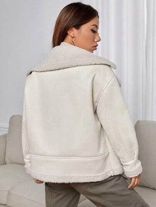 EZwear معطف سستة بطباعة تيدي