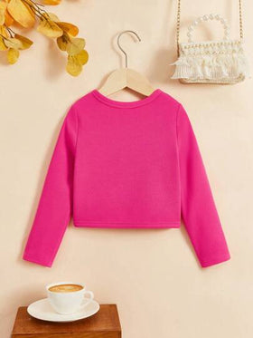 SHEIN جاكيت مفتوح امامي بنت طفل