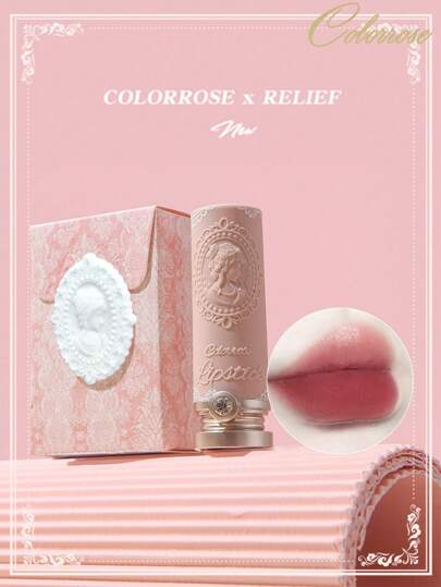 COLORROSE أحمر شفاه مطفي وأحمر شفاه لامع، أحمر شفاه فائق اللمعان، أحمر شفاه عالي الصبغة، صيغة كريمية مغذية، لون حليب الفراولة