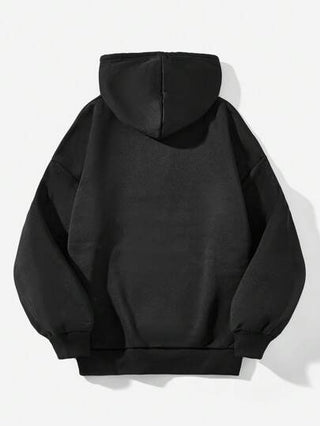 EZwear بلوفر رياضي نسائي طويل الأكمام بغطاء رأس بسحاب، بطبعة صورة شخصية وأحرف عرضي مناسب للخريف والشتاء