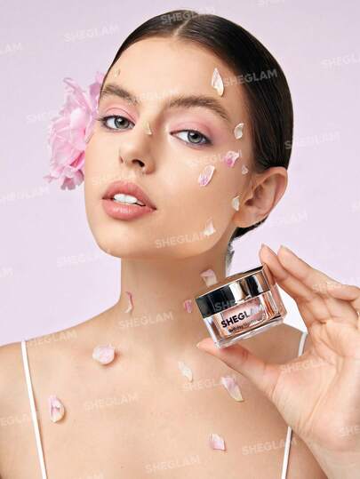 SHEGLAM برايمر للبشرة في عيد الميلاد برايمر لتصحيح لون المسام غير المرئية برايمر مرطب للوجه بزيت الورد العطري برايمر وردي خفيف الوزن للوجه برايمر هدايا و والشتاء علامة تجارية جمال مكياج ميكب مستحضرات تجميل للنساء الفتيات مثالي لفصل الشتاء الربيع مثالي ل-