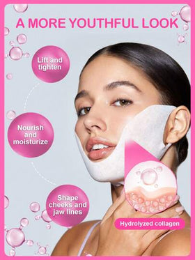 رقعة الذقن SlowSunday 3 PCS، وجه على شكل حرف V، رفع وتثبيت، لخريف/الخريف، K Beauty، ليوم الحب، هدية عيد الحب، هدية عيد الحب، لرمضان تجمعات مهرجان رمضان