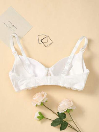 Shein Underwear&Sleepwear Maternity الأمومة الرباط تريم الملابس الداخلية الصدرية سلك سفلي