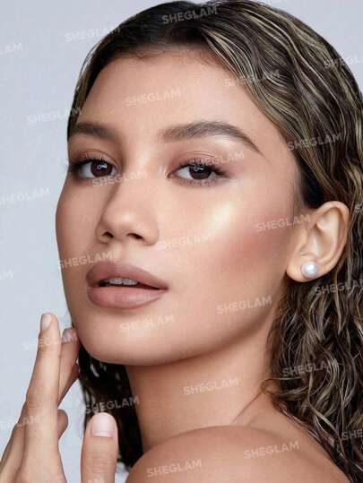 SHEGLAM قلم مكياج Snatch 'N' Glow Stick-Tea Cake Cream Highlighter Stick يدوم طويلاً ومشرقًا وغير متكتل، مكياج للوجه تخفيضات ، هدية عيد الميلاد، قلم مكياج برتقالي عيد الأب التخرج عيد الميلاد العطلة الربيع الصيف Y2K فاخر أزياء مكياج مستحضرات التجميل...