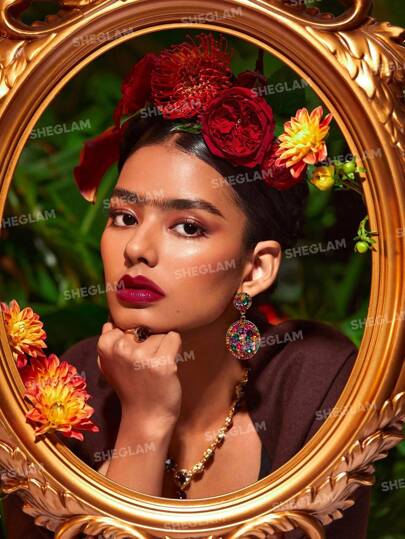 Frida Kahlo X SHEGLAM مجموعة مستحضرات التجميل Collection عيد الأب التخرج عيد الميلاد العطلة الربيع الصيف Y2K فاخر أزياء مكياج مستحضرات التجميل حفل شاطئ سفر تخييم في الهواء الطلق المدرسة الحرم الجامعي رحلة مهرجانات ديكور هدية حاضر وردة فتاة تنكر أفضل...