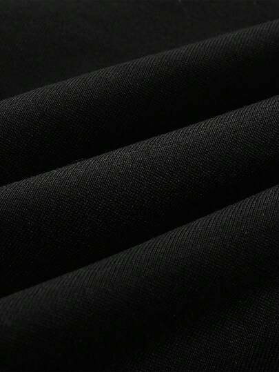 Manfinity Hypemode جاكيت بيسبول بأكمام طويلة وتصميم ألوان متباينة، بطبعة حرفية بطراز الكلية، مناسبة للأصدقاء والملابس الشارعية في فصل الخريف
