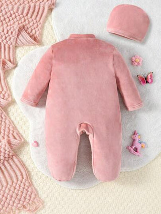 SHEIN جمبسوت للقدمين مطرز بوحيد القرن للبنات الاطفال