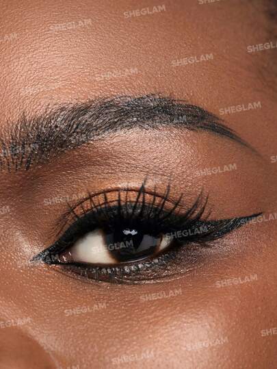 SHEGLAM كحل Eye Affinity المقاوم للماء، قلم كحل غير لامع مقاوم للتعرق، رفيع للغاية ولا يلطخ، كحل أسود يدوم طويلاً، مكياج عيون احترافي، كحل للشتاء، ، عيد الميلاد عيد الأب التخرج عيد الميلاد العطلة الربيع الصيف Y2K فاخر أزياء مكياج مستحضرات التجميل...