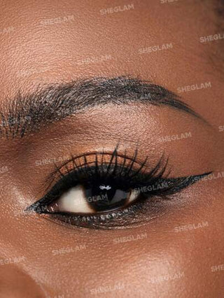 SHEGLAM كحل Eye Affinity المقاوم للماء، قلم كحل غير لامع مقاوم للتعرق، رفيع للغاية ولا يلطخ، كحل أسود يدوم طويلاً، مكياج عيون احترافي، كحل للشتاء، ، عيد الميلاد عيد الأب التخرج عيد الميلاد العطلة الربيع الصيف Y2K فاخر أزياء مكياج مستحضرات التجميل...