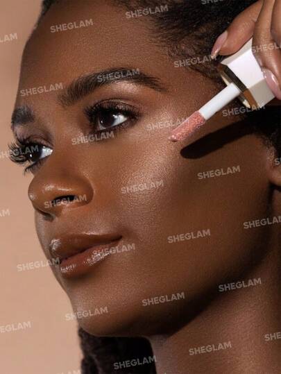 SHEGLAM هايلايتر سائل Glow Bloom-Bellini Brunch Gel Cream Highlighter لامع وذو لمسة نهائية ندية يدوم طويلاً ومشرق وغير متكتل ومقاوم للماء وهايلايتر توهج مكياج وعيد الميلاد والشتاء وهدايا عام 2000 عيد الأب التخرج عيد الميلاد العطلة الربيع الصيف Y2K...