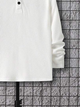 SHEIN تي شيرت أزرار أمامية ولد طفل
