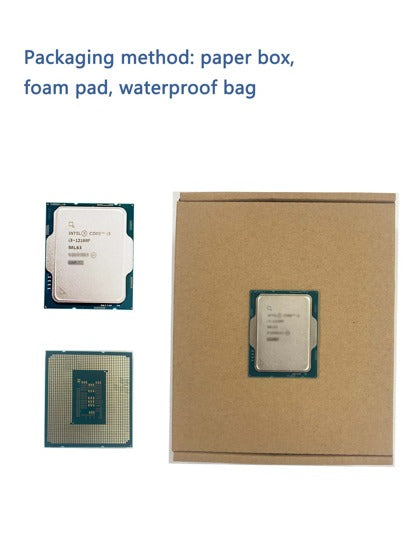 intel معالج Intel Core I3 12100f Cpu 3.3 جيجا هرتز رباعي النواة ثماني الخيوط 58 وات 12 متر Lga 1700 بدون مروحة