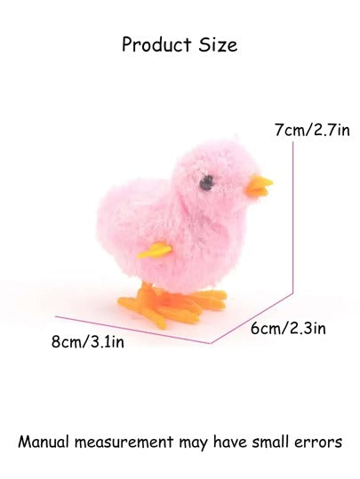 1 قطعة ، 2 قطعة ، 3 قطعة ، 4 قطعة من الدجاج القافز، ألعاب دمى نسيجية متحركة بواسطة ساعة نابضة تقفز وتجري، ألعاب دمى مبتكرة للمراهقين ، زينة وهدايا للمنزل