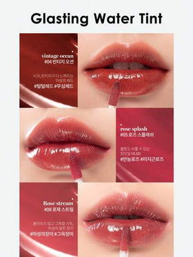 Rom&nd رومند DEWYFUL WATER TINT 12 CANYON، أحمر شفاه سائل من رومند، أحمر شفاه، تأثير مكياج لامع مبلل، لون دائم، MLBB (شفتي ولكن أفضل)، مرطب، تغطية لونية عالية، يخلق مكياج شفاف طبيعي، أحمر شفاه يومي، مستحضرات تجميل كورية، طقم هدايا
