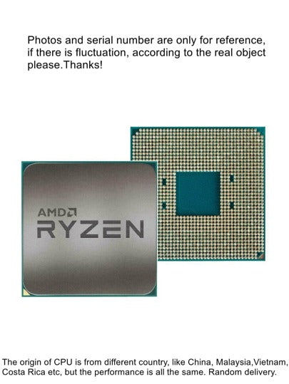 AMD معالج سي بي يو Amd Ryzen 5 R5 5600 3.5 غيغاهرتز 6 نواة 12 خيط,7نانومترl3=32m سوكيت Lga Am4