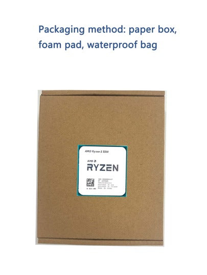 AMD معالج وحدة المعالجة المركزية Ryzen 5 R5 5500 3.6ghz 6 Core 12 Thread Processor 7nm L3 = 16m Socket Lga Am4 لأجهزة الحاسوب الشخصي المكتبية ومكوناتها وألعاب الكمبيوتر
