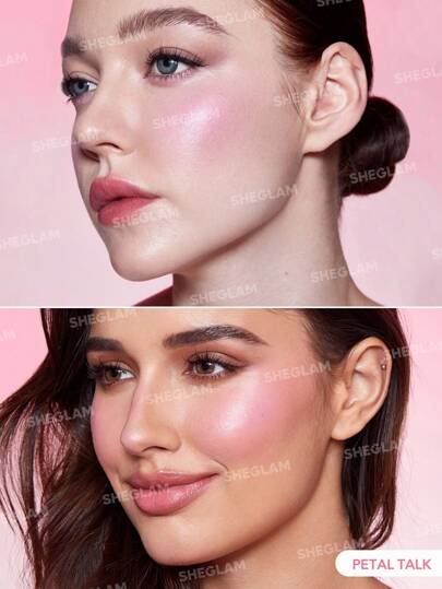 SHEGLAM أحمر خدود سائل Color Bloom-أحمر خدود سائل Petal Talk مقاوم للماء يدوم طويلاً ذو صبغة عالية لا يتلاشى توهج طبيعي يدوم طويلاً مكياج خفيف الوزن للوجه عيد الميلاد أحمر خدود وردي ساخن عيد الأب التخرج عيد الميلاد العطلة الربيع الصيف Y2K فاخر أزياء...