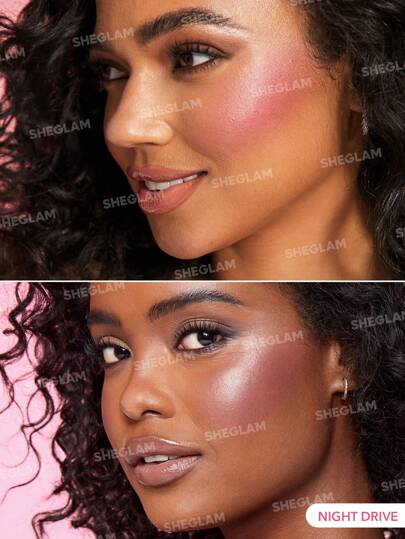 SHEGLAM أحمر خدود سائل من Color Bloom-أحمر خدود سائل Night Drive-مقاوم للماء-يدوم طويلاً-صبغة عالية-لا يتلاشى-توهج طبيعي يدوم طويلاً-مكياج خفيف الوزن للوجه--أحمر خدود وردي أرجواني عيد الأب التخرج عيد الميلاد العطلة الربيع الصيف Y2K فاخر أزياء مكياج...