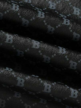 جاكيت رجالية بأكمام طويلة وجيب بطبعة هندسية للخريف والشتاء