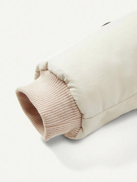 Cozy Pixies معطف سميك مبطن للأولاد الرضع بغطاء وتصميم مزدوج 2 في 1 بخصر هابط بألوان متعددة
