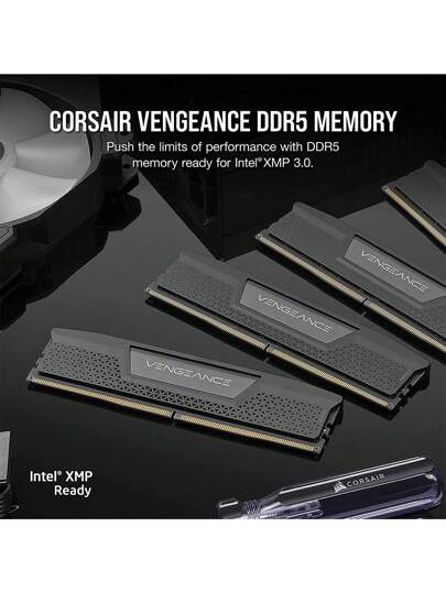 CORSAIR ذاكرة سطح مكتب Corsair DDR5 الأمريكية بحجم 16G 32G 5200 5600 6000 وحدة، مسطرة