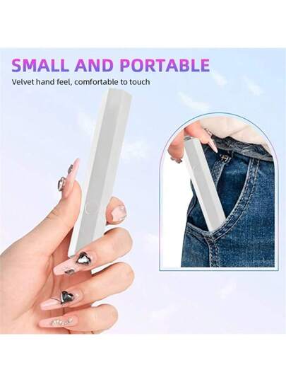 ضوء ال- Uv للأظافر، جهاز مجفف الأظافر السريع المحمول للصالونات بتقنية Usb Led يعمل بال- Uv المناسب لكل أنواع جل الأظافر ،معدات فن الأظافر القابلة لإعادة الشحن للاستخدام المنزلي ،مصباح Gel X للأظافر جل سريع الشفافية،مصباح Led للأظافر، جهاز تجفيف...