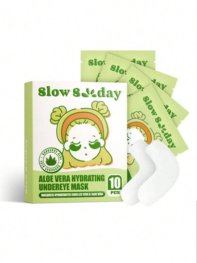 قناع SlowSunday المرطب تحت العين، مرطب ومغذي، لتحسين الهالات العينية والهالات السوداء، لفصل الخريف/الخريف، K Beauty، ليوم الحب، هدية عيد الحب، هدية عيد الحب، لرمضان ومهرجان رمضان وهدايا