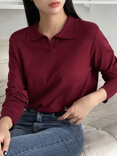 تيشيرتات بناتي DAZY جلابية نسائية بياقة عالية والأكمام الطويلة, كاجوال/أعمال, لارتداء في خريف/ شتاء, أطقم الأكمام الطويلة, ملابس رمضان