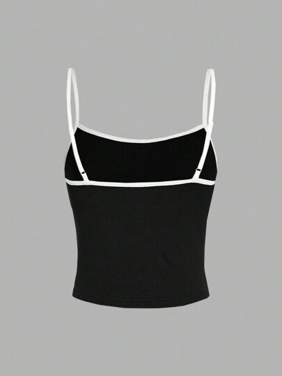 EZwear توب كامي متقطع بدون أكمام بتصميم محبوك ملائم للصيف للنساء