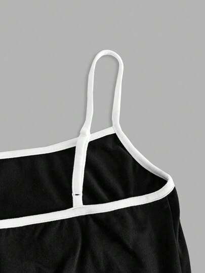 EZwear توب كامي متقطع بدون أكمام بتصميم محبوك ملائم للصيف للنساء