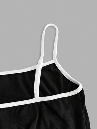 EZwear توب كامي متقطع بدون أكمام بتصميم محبوك ملائم للصيف للنساء