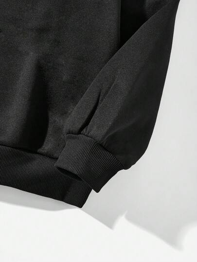 EZwear بلوفر رياضي نسائي طويل الأكمام بغطاء رأس بسحاب، بطبعة صورة شخصية وأحرف عرضي مناسب للخريف والشتاء