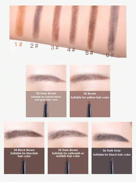 The Face Shop قلم حواجب FMGT، رقم 03 بني، صيغة طويلة الأمد مقاومة للتشويش، عالية التلوين، سهلة الاستخدام، للارتداء طوال اليوم، مستحضرات تجميل كورية، جمال كوري، هدية مكياج كوري، 0.3 جرام/0.01 أونصة