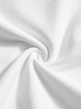 SHEIN قميص تي شيرت قصير الأكمام بياقة دائرية مع رسوم كرتونية للتزلج، مناسب للصيف